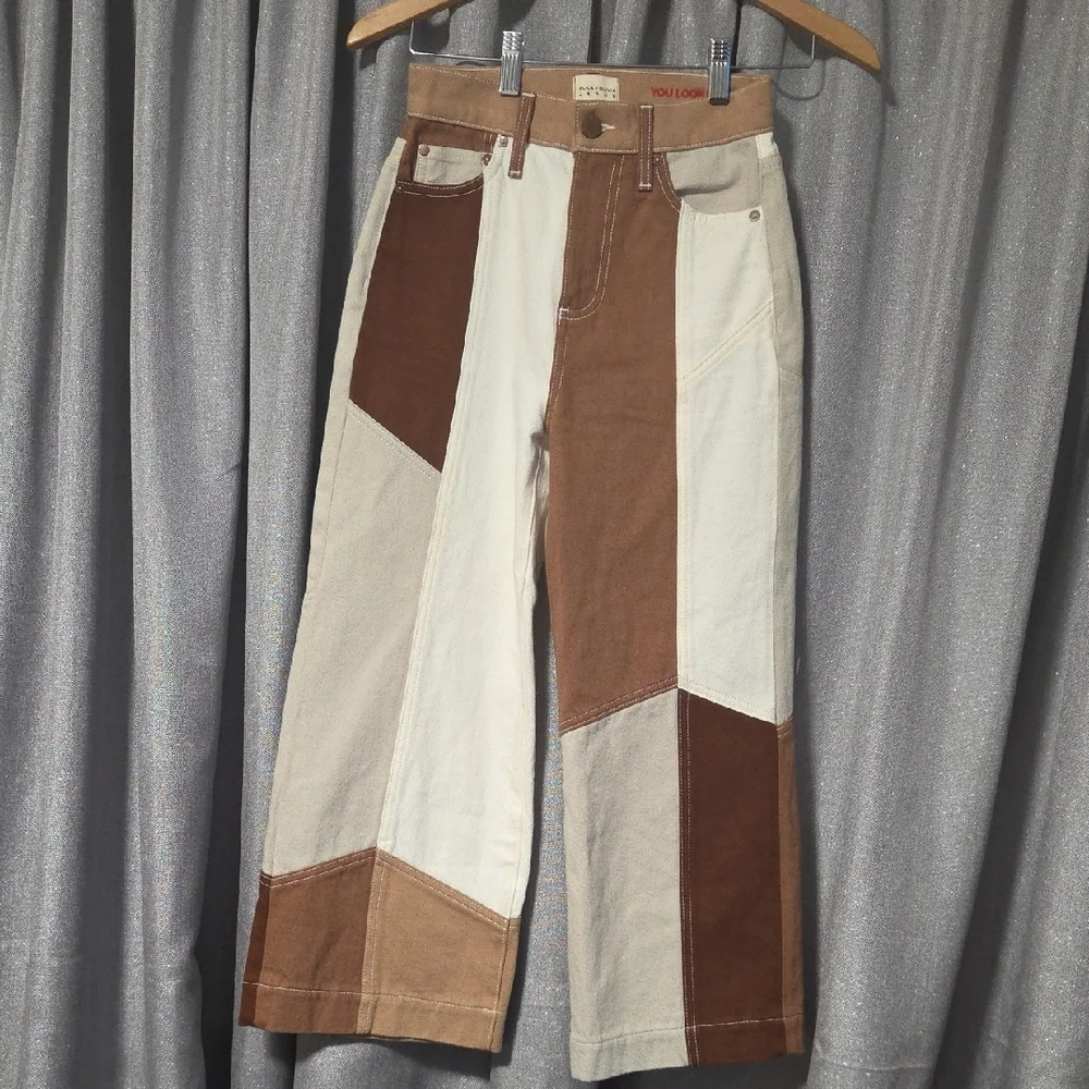 Alice + Olivia Tan Jeans - Picture 5 of 7